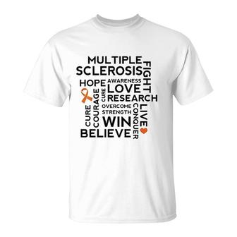 Multiple Sclerosis Funny T-Shirt | Mazezy