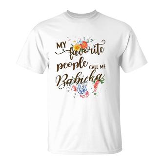 My Favorite People Call Me Babicka Slovakian Grandma Mother T-Shirt | Mazezy