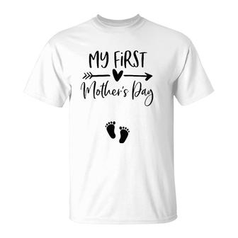 My First Mother's Day Pregnancy Announcement Mom To Be T-Shirt | Mazezy