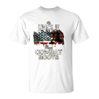 My Uncle Wears Combat Boots T-Shirt | Mazezy CA