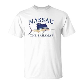 Nassau The Bahamas Sailfish Lover Gift T-Shirt | Mazezy