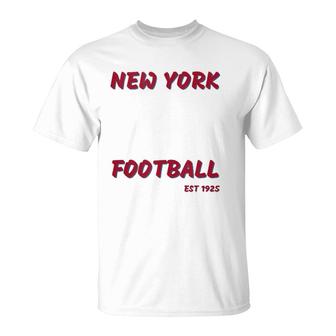 New York Football Sports Nyg Fans Fun Graphic Design  T-Shirt