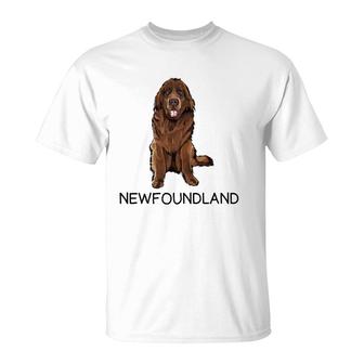 Newfoundland Crazy Dog Lover Gift T-Shirt | Mazezy