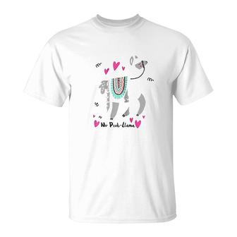 No Prob Llama Funny Llama Alpaca Lover T-Shirt | Mazezy