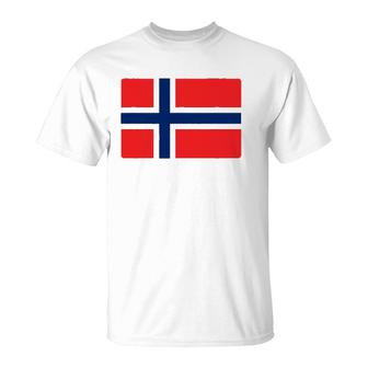 Norwegian Flag Of Norway Souvenir Gift Men Women Kids T-Shirt | Mazezy