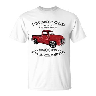 Im Not Old Im Classic Truck Car Since 1935 T-shirt - Thegiftio UK