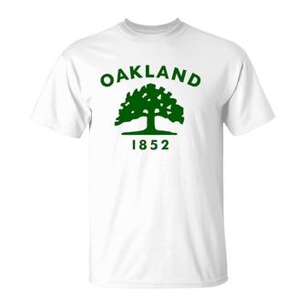 Oakland City Flag State Of California T-Shirt | Mazezy