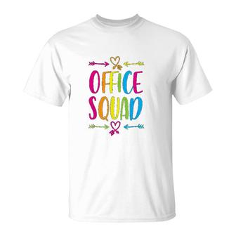 Office Squad Administrative Assistant School Secretary Gift T-Shirt | Mazezy