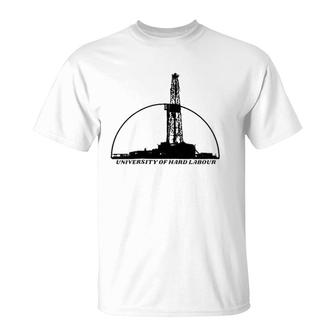 Oilfield Hard Labor Oil Field T-Shirt | Mazezy