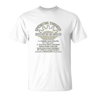 Operating Engineer T-Shirt | Mazezy