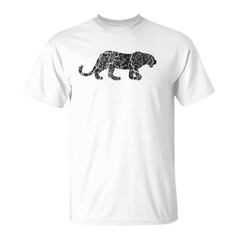 Panther Distressed Print Vintage Panther T-Shirt