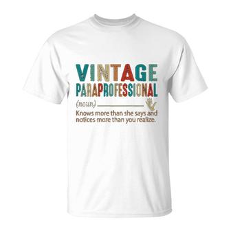 Paraprofessional Teaching Assistant T-Shirt | Mazezy