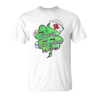 My Patients Are My Lucky Charm Lpn T-shirt - Thegiftio UK