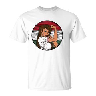Patriotic Hungarian Flag Hungray Proud Hungarian Girl T-Shirt | Mazezy