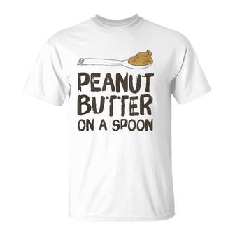 Peanut Butter On A Spoon, Peanut Butter Lovers Workout Tank Top T-Shirt | Mazezy