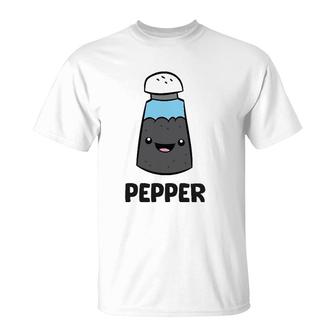 Pepper Costume Matching Pepper And Salt Couple T-Shirt | Mazezy