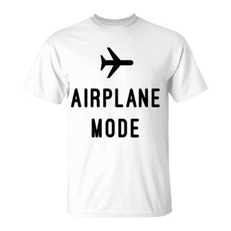 Pilot Airplane Mode T-Shirt | Mazezy