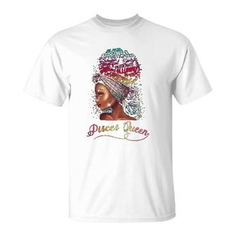Pisces Queen Graphic T-Shirt | Mazezy