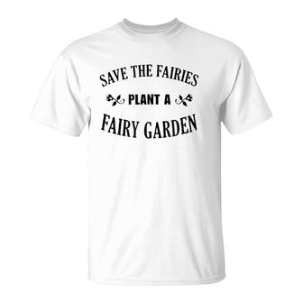 Plant A Miniature Fairy Garden T-Shirt | Mazezy