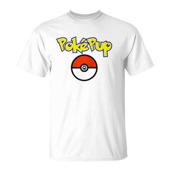 Pokepup Gaymer Parody Puppy Play Popular Puppy Play Raglan Baseball T-Shirt | Mazezy