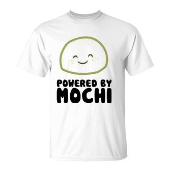 Powered By Mochi Japanese Mochi Lover Gift T-Shirt | Mazezy