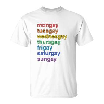 Pride Men Gay Funny Day T-Shirt | Mazezy