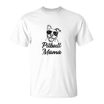Proud Pitbull Mom Cute T-Shirt | Mazezy