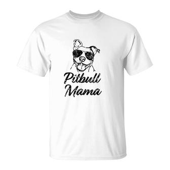 Proud Pitbull Mom T-Shirt | Mazezy