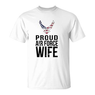 Proud Us Airforce Wife T-Shirt | Mazezy