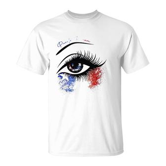 Puerto Rican Women Gift Puerto Rican Flag Eye T-Shirt | Mazezy
