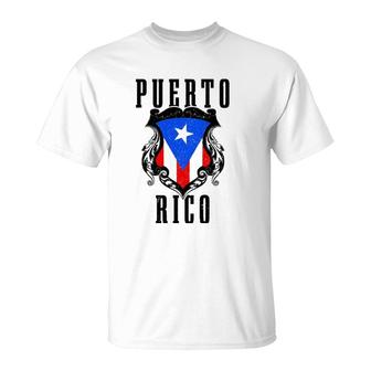 Puerto Rico Vintage Puerto Rican Flag Pride Puerto Rico T-Shirt | Mazezy