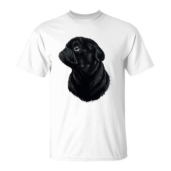 Pug Dog Mom Dad Funny Graphic Cute Black Pug T-Shirt | Mazezy