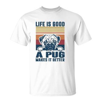 Pug Gifts For Pug Lovers Pug Mom Pug Dad Pug Dog T-Shirt | Mazezy UK