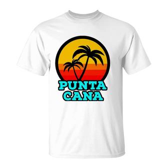 Punta Cana Dominican Republic Souvenir Beach Sunset Vacation T-Shirt | Mazezy