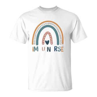 Rainbow Intermediate Care Unit Imcu Nurse Nurse Life T-Shirt | Mazezy