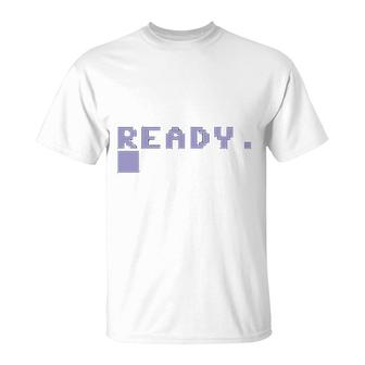 Ready 80s Home Computer T-Shirt | Mazezy