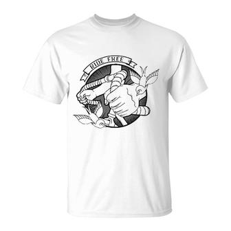 Ride Free Cycling Lover T-Shirt | Mazezy