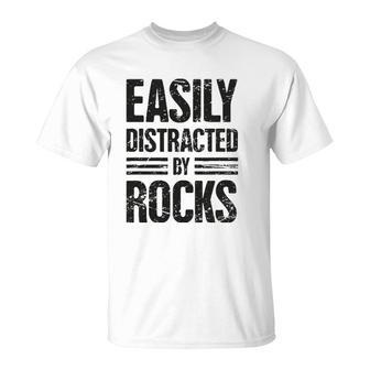 Rock Collector Geology & Mineral Rockhounding Rockhound T-Shirt | Mazezy