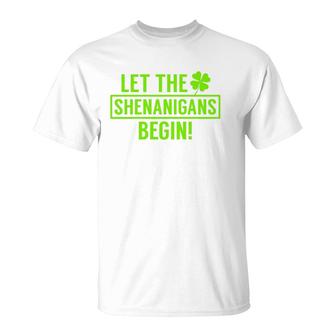 Saint Patrick's Shenanigans T-Shirt | Mazezy