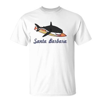 Santa Barbara California Beach Souvenir Graphicsurf Gifts Pullover T-Shirt | Mazezy AU