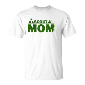 Scout Mom Proud Mother Scouting Scout Gifts T-Shirt | Mazezy