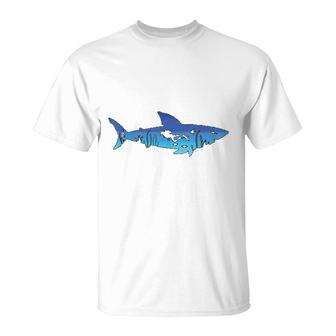 Scuba Diving Shark Diver T-Shirt | Mazezy