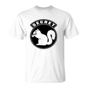 Secret Squirrel Military Intelligence Field Patch T-Shirt | Mazezy