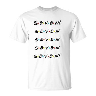 Seven Seven Seven Seven Seven Funny T-Shirt | Mazezy CA