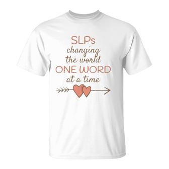 Slp Changing The World One Word At A Time Long-Sleeve T-Shirt | Mazezy