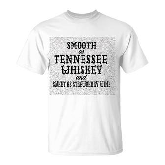 Smooth As Tennessee Whiskey Soft T-Shirt | Mazezy DE