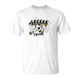 Soccer Mom Squad Mother's Day Leopard T-Shirt