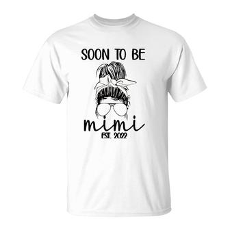 Soon To Be Mimi Est 2022 New Grandma Promoted To Mimi T-Shirt | Mazezy UK