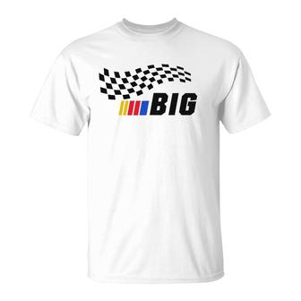 Sorority Reveal Big Little G Big Racing Theme For Big T-Shirt | Mazezy
