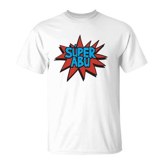 Spanish Grandparent - Abu Abuelo Abuela Super Hero Graphic T-Shirt | Mazezy